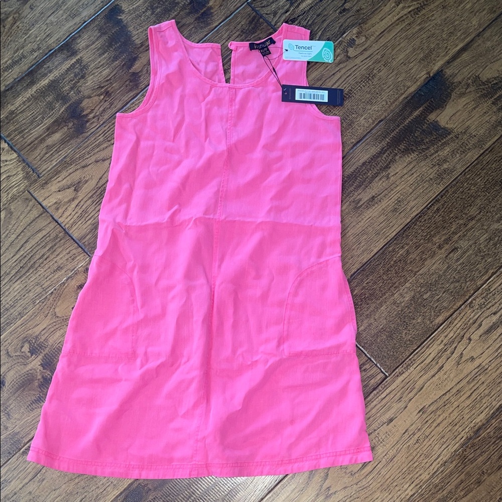 Renuar Vibrant Pink Sleeveless Midi Dress